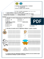 Evaluación Lenguaje Silabario 25.07