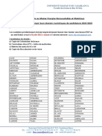 Liste-Présélection Envoi-Dossier MERM 2022