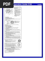 Manual de Reloj Casio 5183