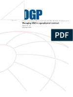 OGP-432-Managing HSE in Geophy Contract