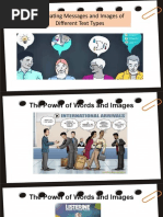 Evaluating Messages and Images in Different Test Types