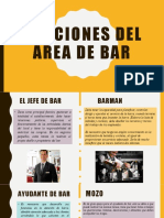 Funciones Del Área de Bar