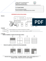 Taller de Matematica Representacion de Fracciones 4° Periodo