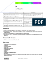 Sequência Didática 1 História - 9º Ano - 1º Bimestre: Objetivos