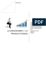 Ensayo La Ergonomía y La Productividad