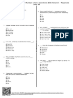 521 - Pronouns Test Exercises Multiple Choice Questions With Answers Advanced Level 22