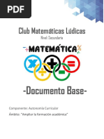 Documento Base Club Matemáticas