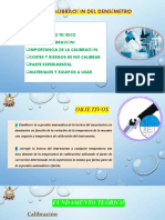 Calibración Del Densímetro