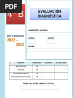 Examen Diagnóstico 4grado