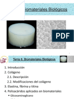 Tema 8. Biomateriales Biológicos