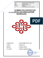 Method Statement For Construction of Slipform Technoclogy