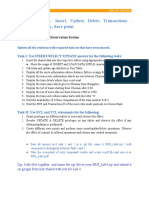 Lab 4 - DML - Assignment - Solutions