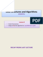 Lecture 8 ESO207 Complete Solution O (N) Local Minima in Grid and Examples Proofs of Correctness