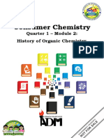 Consumer Chemistry - Q1 - Mod2 - History of Organic Chemistry Final