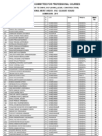 Admission Committee For Professional Courses