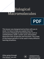 Biological Macromolecules