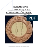 15 Ceremonias Previas para Consagrar Ifa