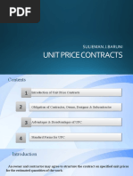 Unit Price Contracts