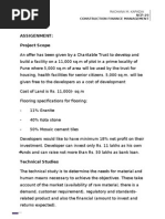 Assigenment: Project Scope: NCP-29 Construction Finance Management
