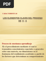 Elementos Clave Del Proceso E-A