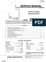 Service Manual: Color Television Chassis No. SN-012