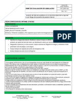 FOR-MASH-028 Informe de Evaluación de Simulacro Caida de Tubo Acetileno