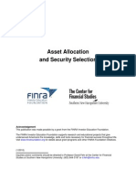 Asset Allocation and Security Selection: Acknowledgement