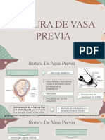 Rotura de Vasa Previa