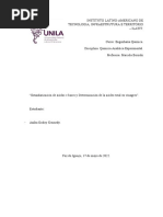 Practica 3 y 4 - Padronizacion de Acidos e Bases