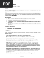 ESIC To Membership Agreement Template