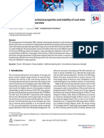 Effect of Fly Ash On Geotechnical Properties and Stability of Coal Mine Overburden Dump: An Overview