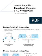 4-Differential Amplifier Double Ended and Common Mode