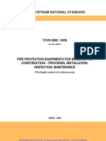 TCVN 3890-2009 Fire Protection Requirements For Building and Construction-Providing, Installation, Inspection, Maintenance