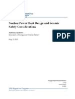 Nuclear Power Plant Design and Seismic Safety Considerations