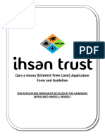 Ihsan Trsut Qarz Hasna Application Form