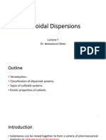 Colloidal Dispersions 1