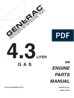 4.3L GM Gas Engine Parts Manual PN 0D3749