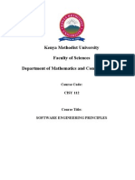 Kenya Methodist University Faculty of Sciences Department of Mathematics and Computer Science