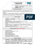 PLANO DE ENSINO - TRAJETOi - 5º ANO ENSINO FUNDAMENTAL - 1º TRIMESTRE (2019)