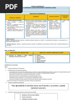 Sesión Aprendemos A Dividir Fracciones Entre Enteros y Entre Fracciones