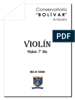 Módulo Violín 7° Año