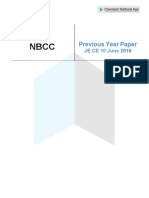 NBCC JE CE 10 June 2018 (English)