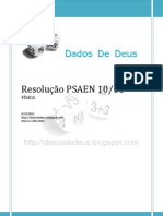 Resolução PSAEN 10-11 (Física) (ESCOLA NAVAL - EN)