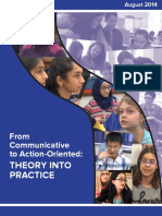 From Communicative To Action Oriented - Theory Into Practice