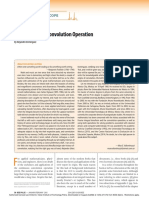 A History of The Convolution Operation Retrospectroscope