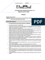 Org Ind Sec 1 y 6 - Avanzini 2018 2do Sem - PRUEBA 1 - PAUTA