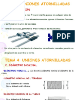 Tema 4 - Uniones Atornilladas y Normalización Tornilleria