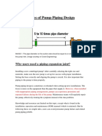 Basic Rules of Pump Piping Design 