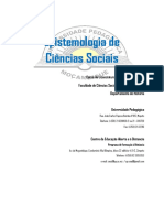 Modulo de Epistemologia Das Ciencias Sociais