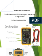 3 Mediciones Multitester y Tenazas